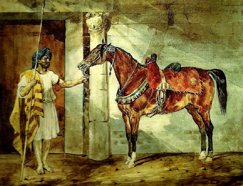 charles emile callande cheval arabe